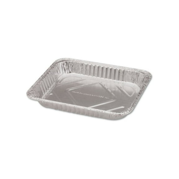 Handi-Foil of America Aluminum Steam Table Pans, Half-Size Shallow, 1.69" Deep, 10.38 x 12.75, 100/Carton