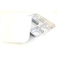 thumbnail image 1 of Handi-Foil 4-Compartment Oblong Aluminum Take-Out Meal Pan w/Board Lid Ref#4145 (pack of 50), 1 of 6