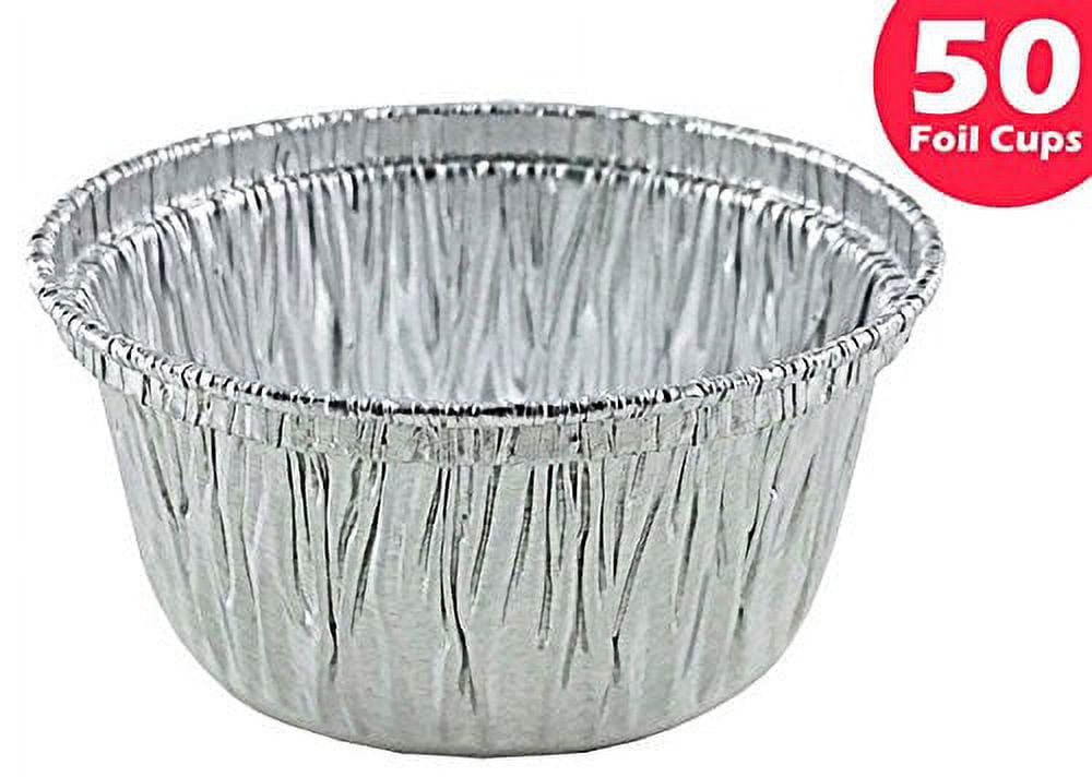 Handi-Foil 4 oz. Aluminum Foil Utility/Muffin/Cupcake Ramekin Cup - Heavy Duty (pack of 50)