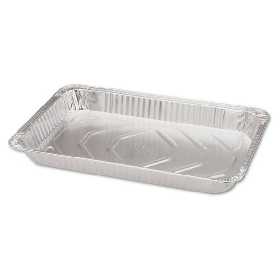 Handi-Foil 402070 12.75 in. x 20.75 in. Full-Size Deep Aluminum Steam Table Pans (50/Carton)