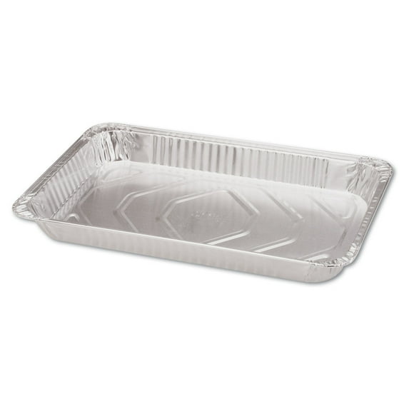 Handi-Foil 402070 12.75 in. x 20.75 in. Full-Size Deep Aluminum Steam Table Pans (50/Carton)