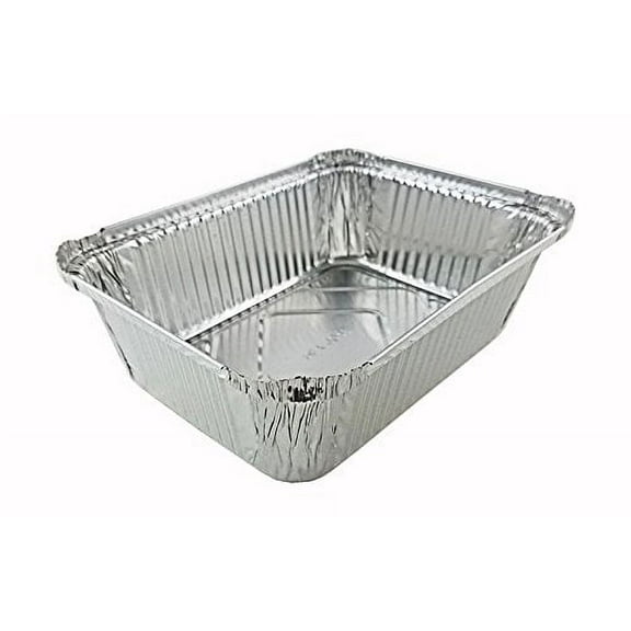 Handi-Foil 5 lb.Oblong Deep Entree Pan Disposable Aluminum Container 50/Pk (pack of 50)