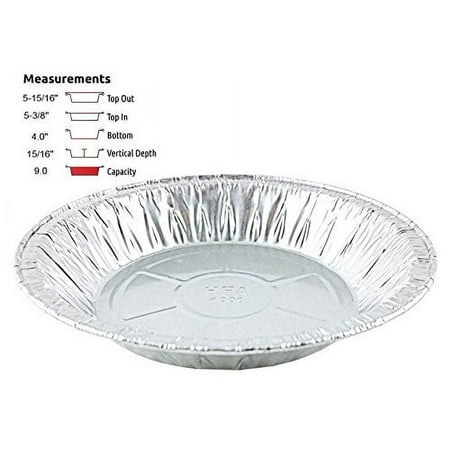 Handi-Foil 6" Aluminum Foil Pie Pan 15/16" Deep - Disposable Tart Tin Plates (pack of 250)