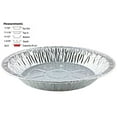 thumbnail image 1 of Handi-Foil 8" Extra-Deep Aluminum Foil Pie Pan -Disposable Tin Plates (pack of 125), 1 of 6