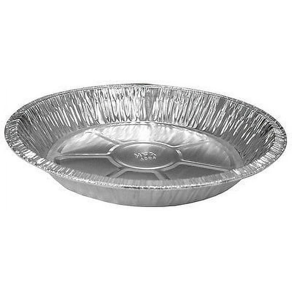 Handi-Foil 9" Aluminum Foil Pie Pan Extra-Deep -Disposable Tin Plates (pack of 125)