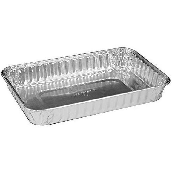 Handi-Foil 9" x 6" Oblong Aluminum Foil Danish/Cake Pan 1-1/4" Deep (pack of 25)