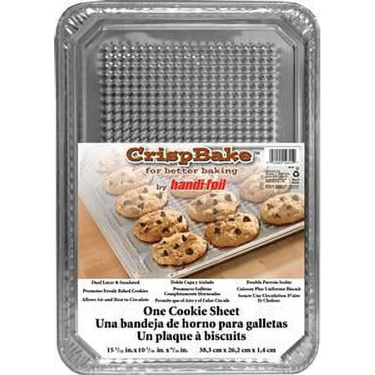 Handi-foil® CrispBake® Cookie Sheet - Silver, 2 pk / 15.1 x 10.3