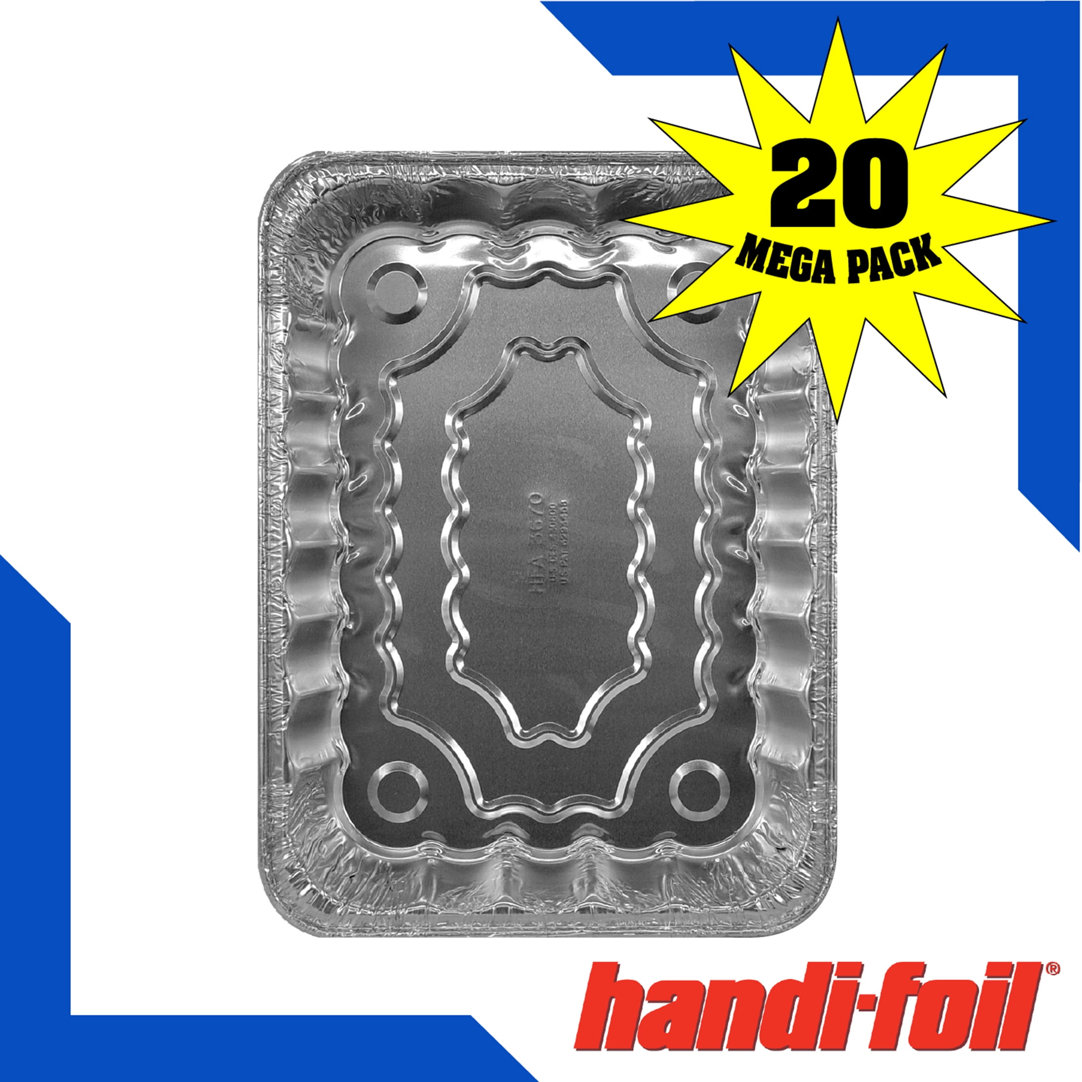 Handi-foil® Cook-n-Carry Cake Pans & Lids - Silver, 4 pk / 13 x 9