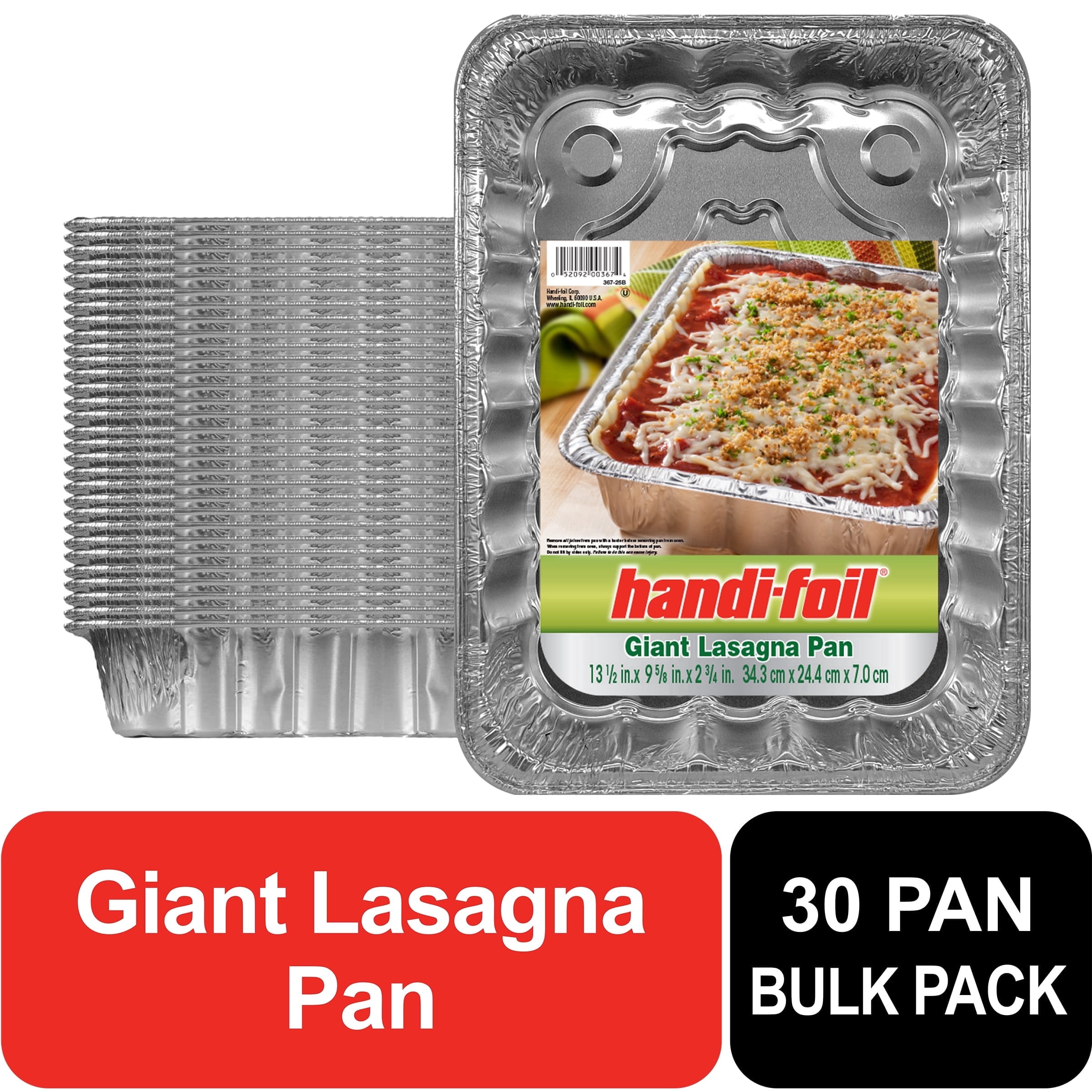 Handi-Foil Disposable Giant Lasagna Deep Dish Oven Safe Cooking