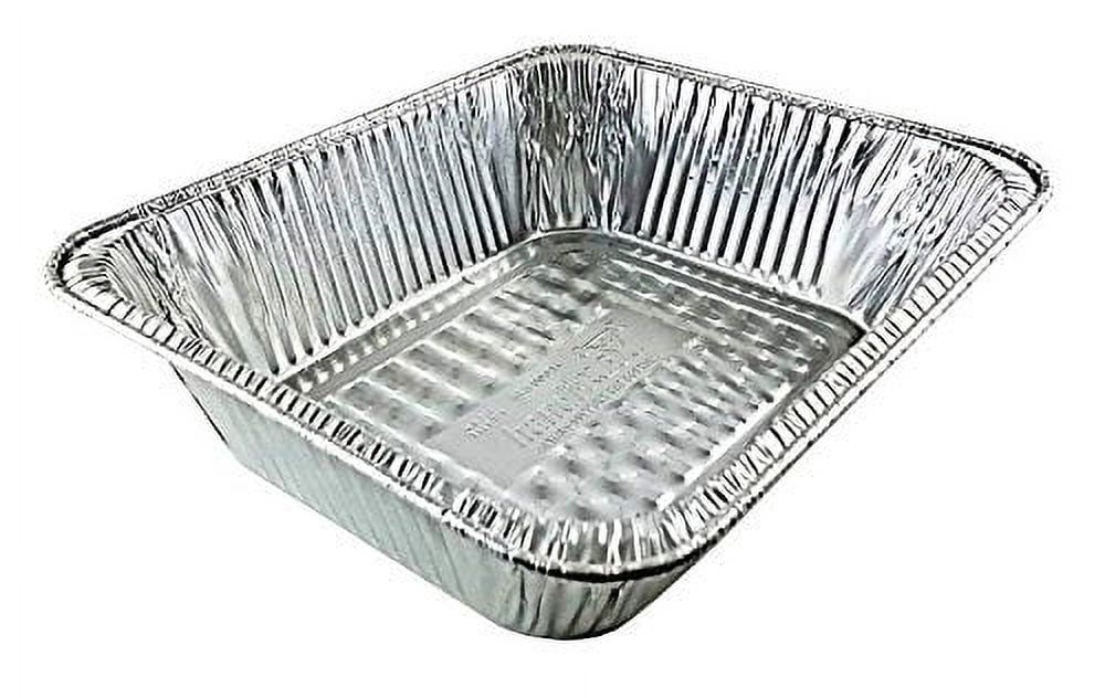 Handi-Foil Half-Size Extra-Deep Steam Table Pans - 20 Pack Aluminum Foil Pans 4 3/16" Deep