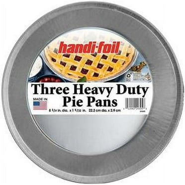 Handi-Foil Heavy Duty Aluminum Pie Pan, 9-inch Diameter 3 Count