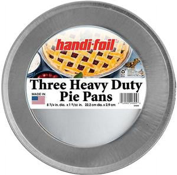 Handi-Foil Heavy Duty Aluminum 9-Inch Pie Pans, 3 Count