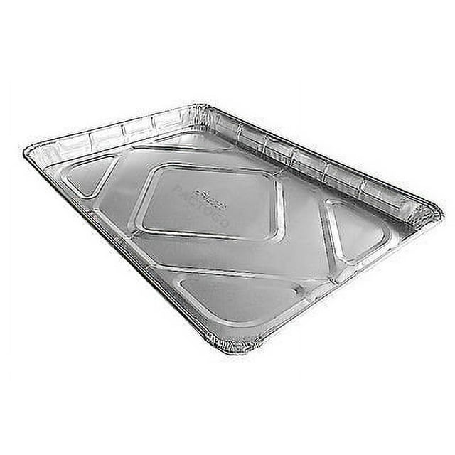 Handi-Foil of America 1/2 Half-Size Sheet Cake Disposable Aluminum Foil Baking Pan Tray Tins - (Pack 50)