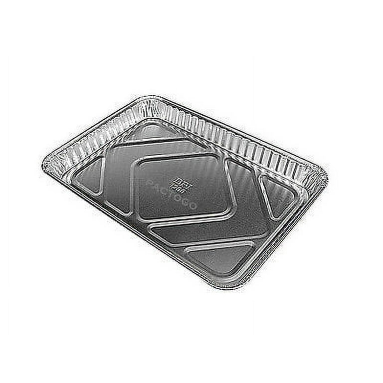 4 Square Colored Disposable Aluminum Dessert pans
