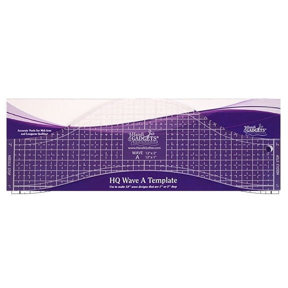 Handi Quilter Wave A 12" Template HG00608