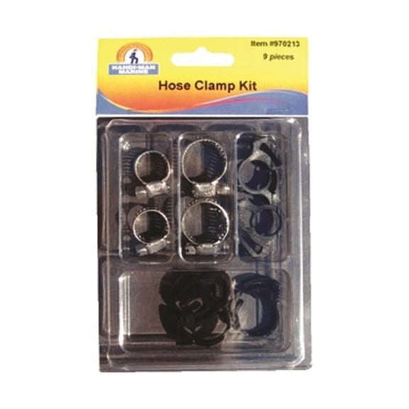 Handi Man Marine 970213 Hose Clamp Kit, Stainless Steel