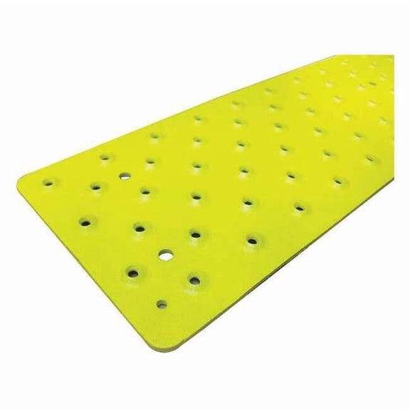 Stair Tread Cover Aluminum Yellow, 48 in W x 1/4 in Thick NST103748YL0