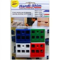 Handi-Shim HS4010A Construction Shims, Assorted Colors, Sizes, 40-Ct. - Quantity 1