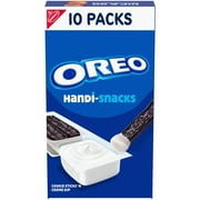 Handi-Snacks OREO Cookie Sticks 'N Creme Dip Snack Packs, 10 Snack Packs