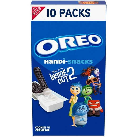 Handi-Snacks OREO Cookie Sticks 'N Creme Dip Snack Packs, 10 Snack Packs