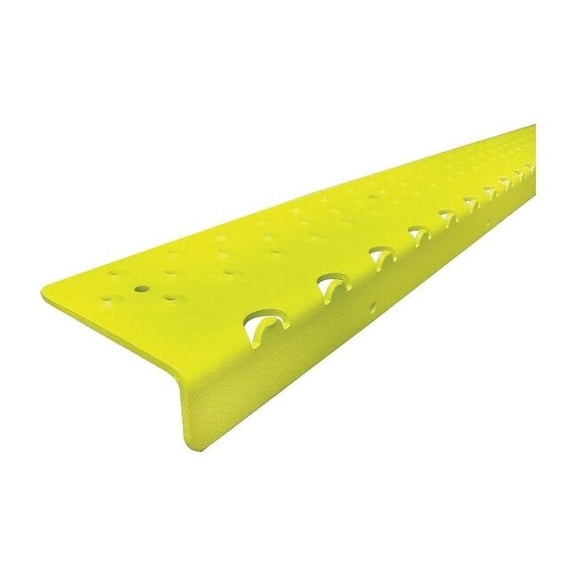 Handi Treads Stair Nosing Aluminum Yellow, 36 in W x 1/4 in Thick NSN122736YL0