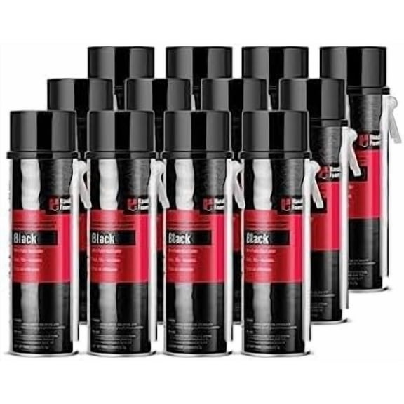 HandiFoam 12 oz Black Foam Sealant, P30053-12 cans$$Electronics Accessories