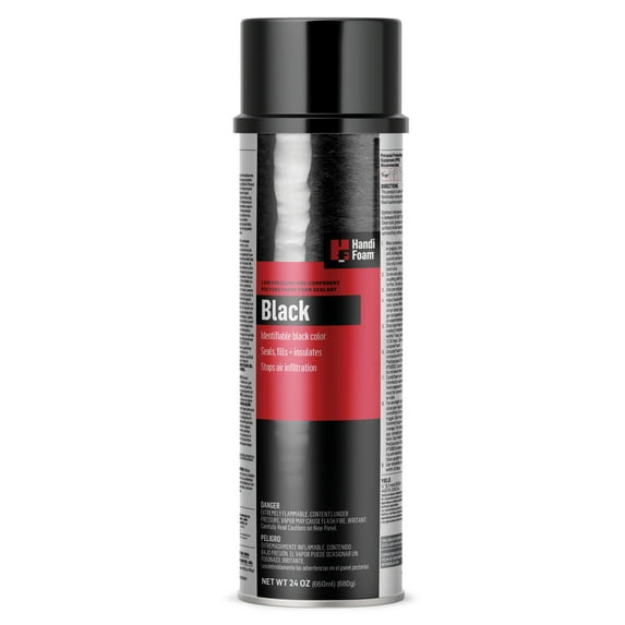HandiFoam Black Foam Sealant, Black, 20 oz
