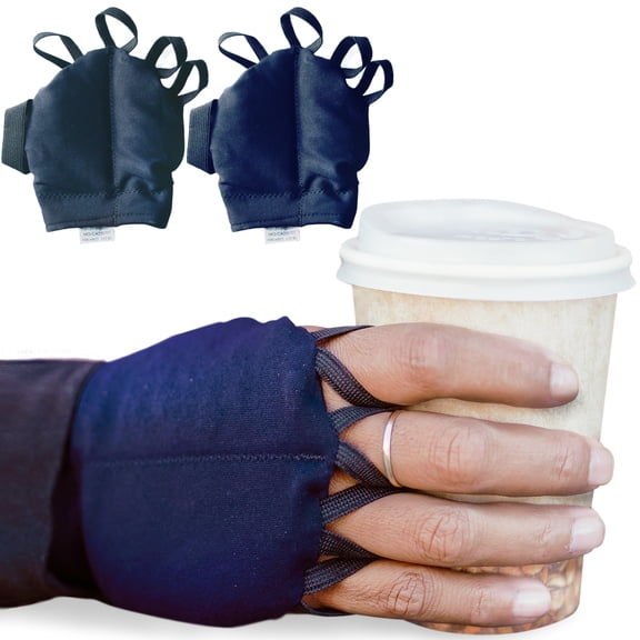 HandiThings HandWeights (X-LARGE PAIR) - 1 PAIR of Weights for Help Reducing Hand Tremors, Improving Hand/Wrist Mobility, Strengthening & Proprioceptive Input(PLEASE USE SIZING CHART BEFORE ORDERING)