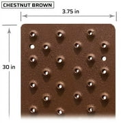 HandiTreads Non-Slip Outdoor Stair Treads: Chestnut Brown - 30" (4 Pack)