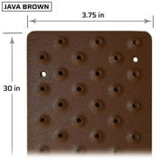 HandiTreads Non-Slip Outdoor Stair Treads: Java Brown - 30" (10 Pack)