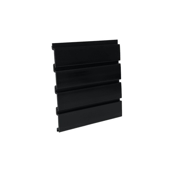 HandiWall Slatwall Panels - 4 Foot (Black)