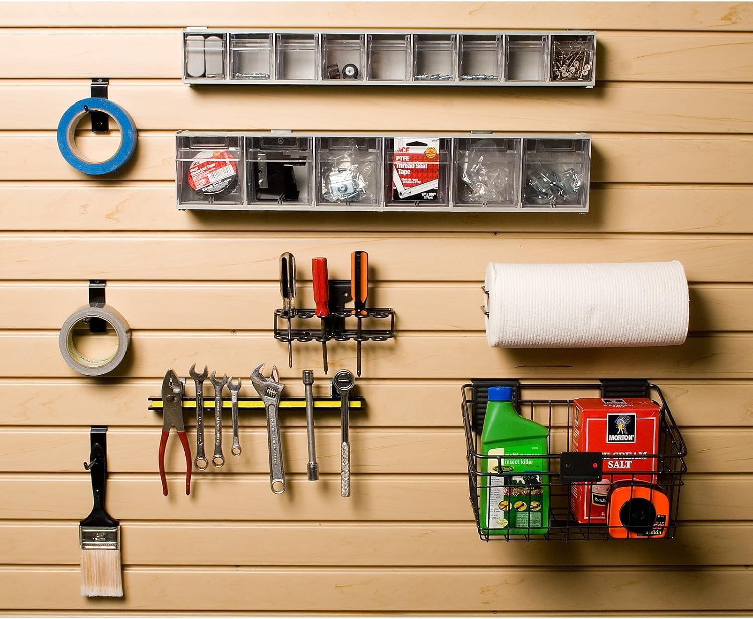 HandiWall Work Bench Accessory Kit for Garage Slatwall Panel