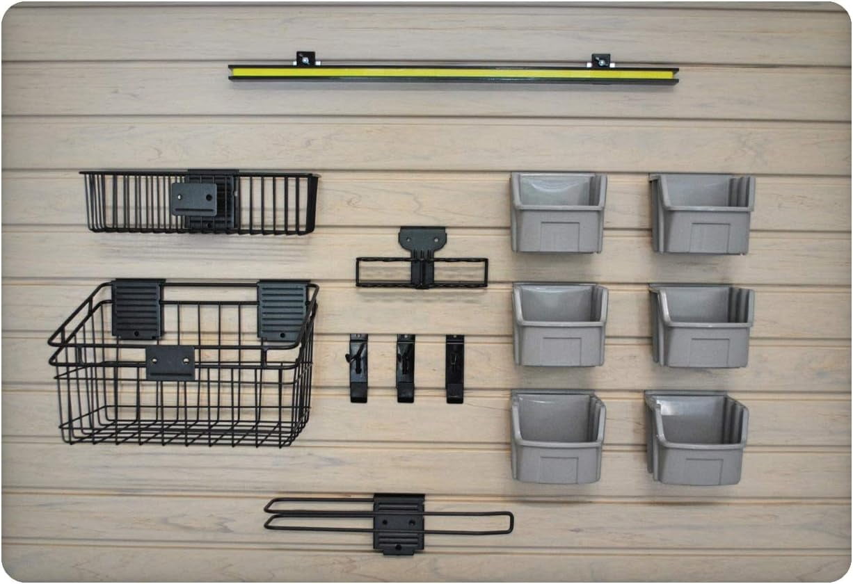 HandiWall Work Center Bundle for Slatwall Panel Tool and Work Shop