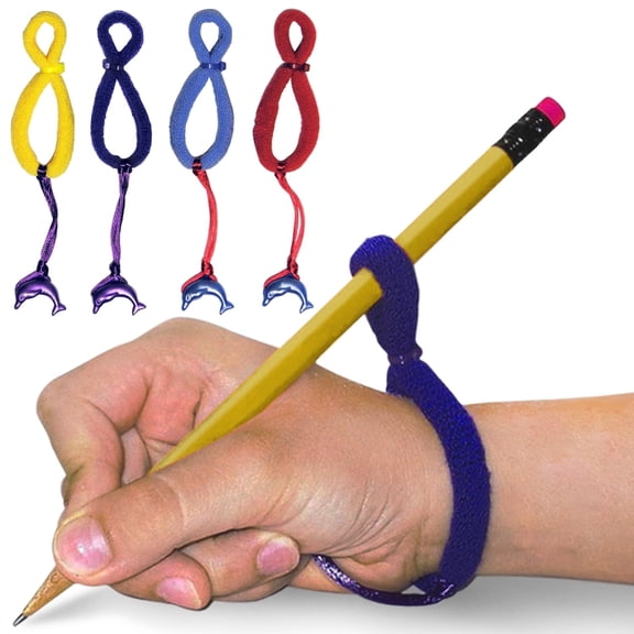 The Original OT Invented & Patented HandiWriter, Hand Made in The USA, Handwriting Aid for a Proper Tripod Grip, Finger Position & Better Penmanship. Great for Kindergarten Age & Up (4 Pack)