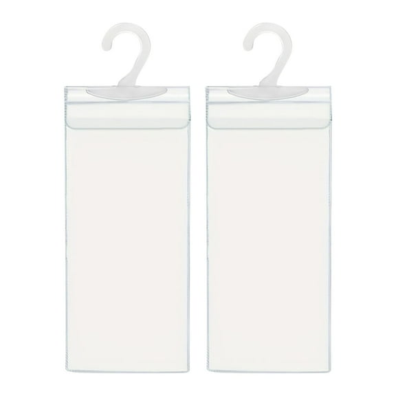 Handicap Parking Placard Holder, Ultra Transparent Disabled Permit Protective Cover with Large Hanger by Camnix (Set of 2)