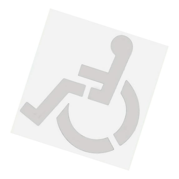 Handicap Parking Stencil Marker Symbol Template Silicone Flexible ...