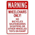 thumbnail image 1 of Handicap Visitor With Graphic Metal Warning Signs, Cautions Security Handicap Parking Tin Sign, Safety Posted Signs for Street Business Wall Decor 8 x 12 Inch, 1 of 5