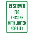 thumbnail image 1 of Handicap Visitor With Graphic Metal Warning Signs, Cautions Security Handicap Parking Tin Sign, Safety Posted Signs for Street Business Wall Decor 8 x 12 Inch, 1 of 5