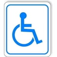 thumbnail image 1 of Handicap symbol Aluminum Composite Sign, 15"x18", 1 of 1