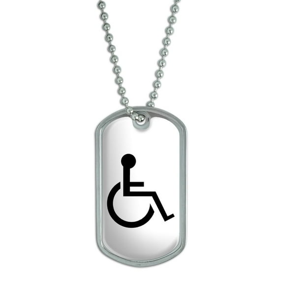 Handicapped Disabled Dog Tag