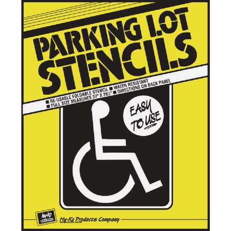 HY-KO PROD CO "Handicapped Parking Lot" Sign, 15 x 20-In. PLS-10