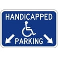 thumbnail image 1 of Handicapped Parking Sign Parking Signs Metal Sign Tin Sign 8x12 Inch - Caution Safety Warning Security Signs Indoor & Outdoor Signs for Home, Office, Work, 1 of 5