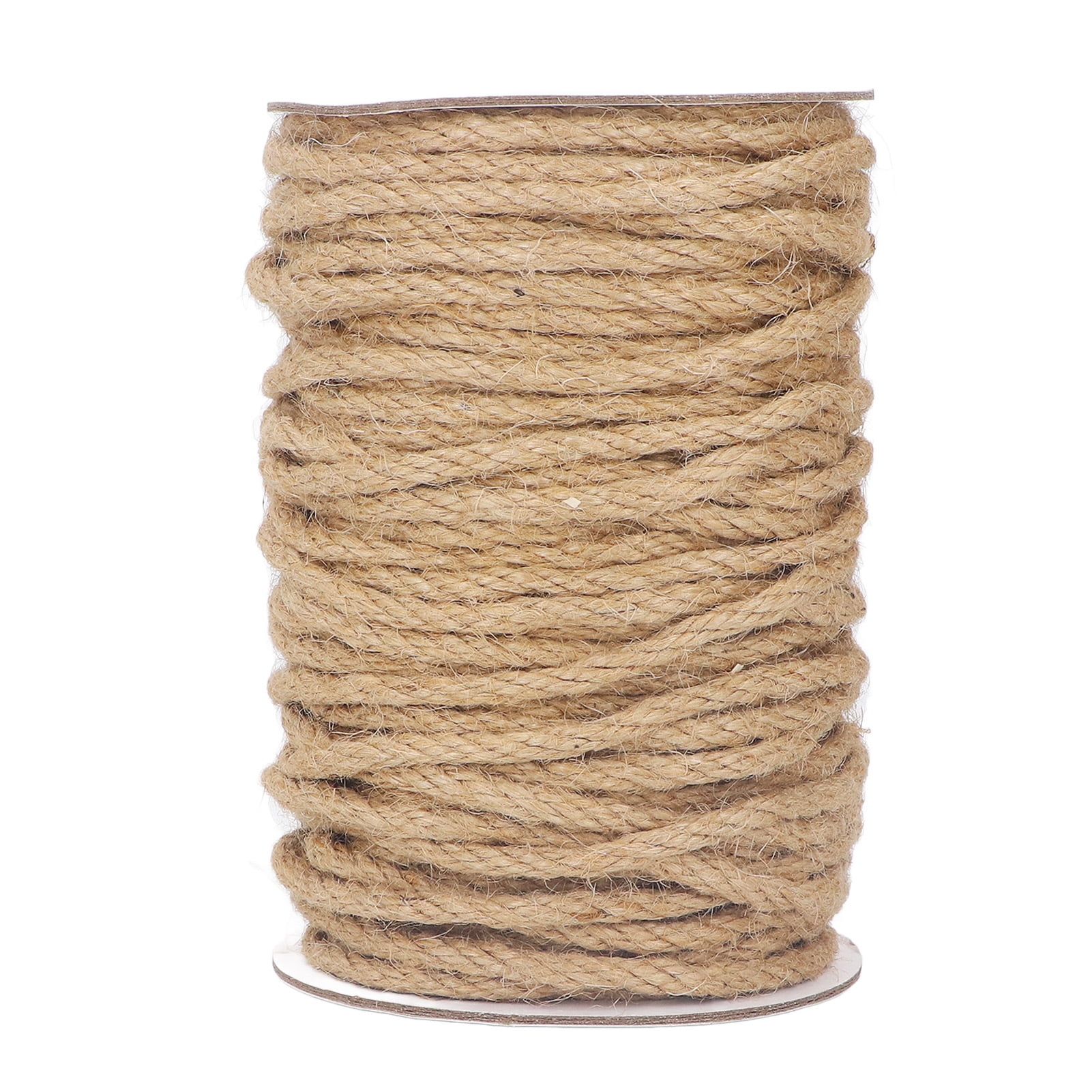 Handicraft Jute String, Jute Twine Easy Cutting 4 Strand 50M Length 5mm