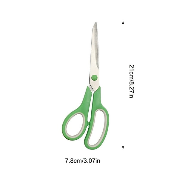 Handicraft Scissors,8" All Purpose Scissors-High Performance and Designed for Everyday use,Stainless Steel Scissors with Comfort Grip,Right/Left Handed