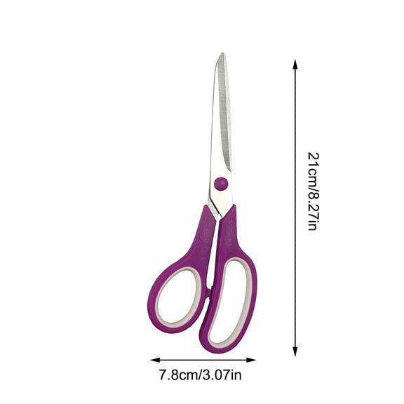 Handicraft Scissors,8" All Purpose Scissors-High Performance and Designed for Everyday use,Stainless Steel Scissors with Comfort Grip,Right/Left Handed