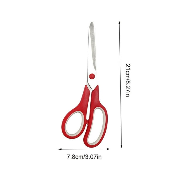 Handicraft Scissors,8" All Purpose Scissors-High Performance and Designed for Everyday use,Stainless Steel Scissors with Comfort Grip,Right/Left Handed