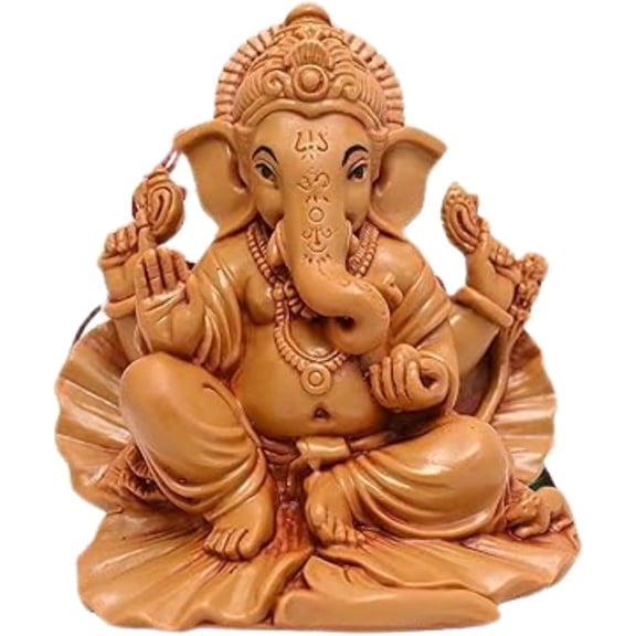 Handicrafts Ganesh ji Idol House Warming Statue 4 Inch Religious Showpiece Gift for Home Temple