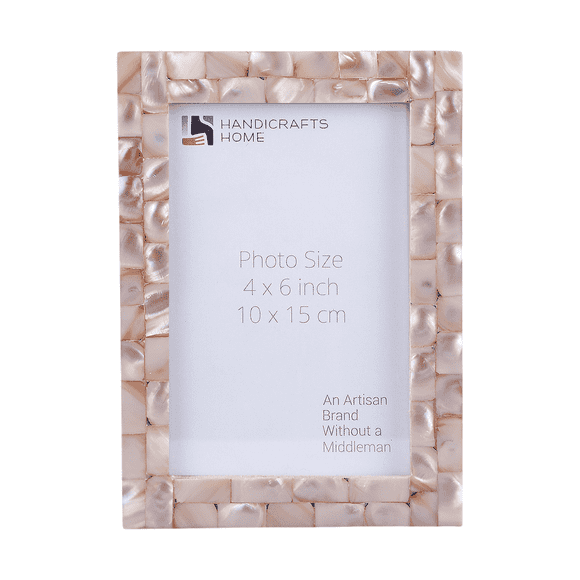 Home Mother of Pearl Picture Frame 5x7, Decorative Photo Frame Picture Frame for Tabletop or Wall, Thick Picture Frame for Home Wall Decor, Office Desk