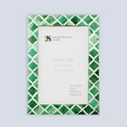 thumbnail image 1 of Handicrafts Home 4x6 Moorish Damask Photo Frame - Vintage Wall Décor, Green, 1 of 6