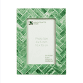 thumbnail image 1 of Handicrafts Home Chevron Herringbone Art Inspired 4 x 6 Vintage Buffed Polished Picture Frames, 1 of 7